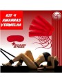 KIT 4 AMARRAS VERMELHO