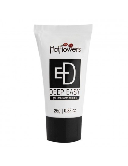Deep Easy Anestésico Bisnaga Preta 25gr Hot Flowers