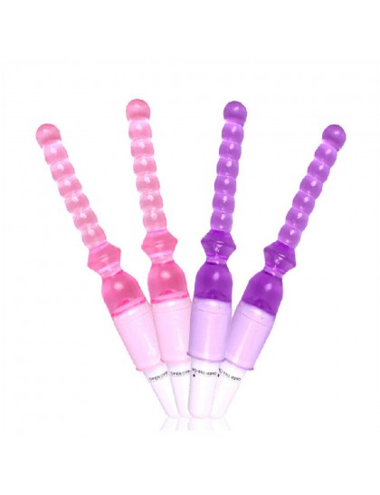 PLUG ANAL COM VIBRADOR MULTIVELOCIDADE - Cor variada