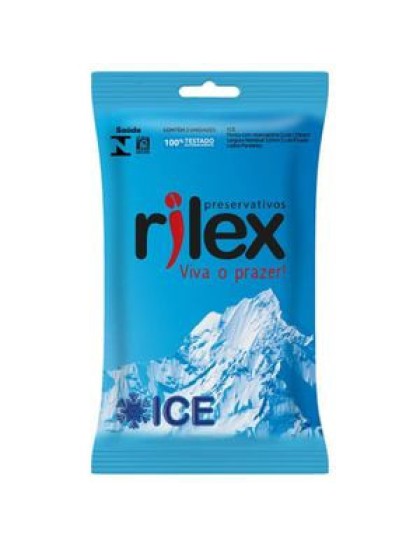 PRESERVATIVO ICE 03 UNIDADES RILEX