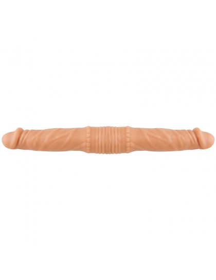 PÊNIS DE BORRACHA MACIÇA DUPLA 32,5 X 3,9CM SEXY FANTASY