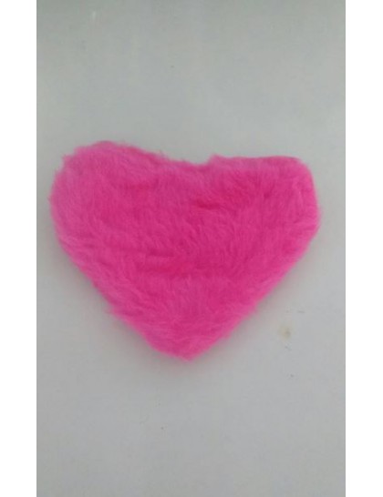 Coração rosa com fecho 