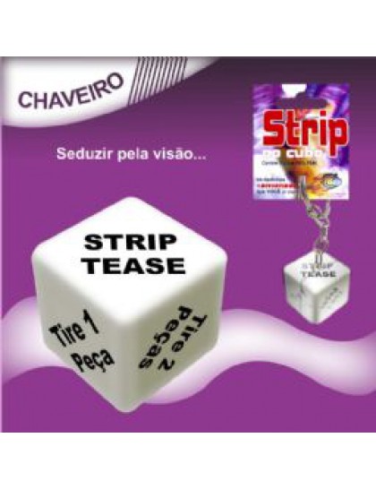 DADO CHAVEIRO DC STRIP AO CUBO NAO BRILHA