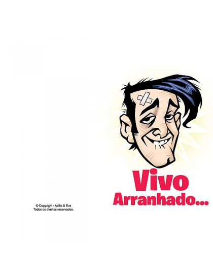 Cartão - Vivo arranhado...