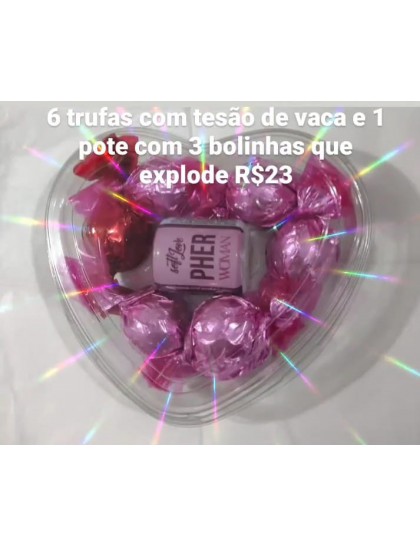 6 trufas com tesão de vaca e bolinha pher woman
