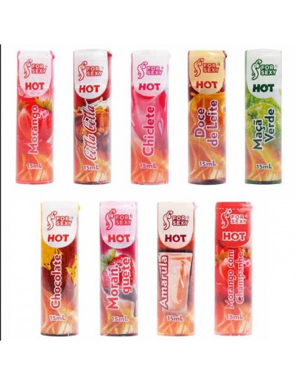 Gel Hot Comestível Saboroso 15Ml For Sexy