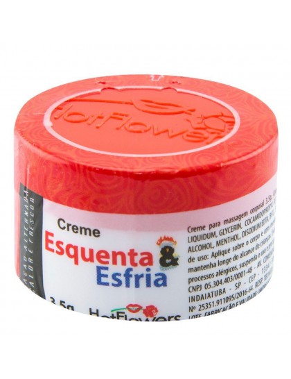 Esquenta E Esfria Creme Funcional 3,5G Hot Flowers