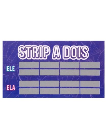  Raspadinha Strip A Dois Unitária Sensual Love