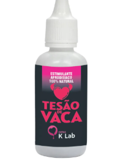 TESÃO DE VACA ESTIMULANTE AFRODISÍACO NATURAL 20ML K-LAB
