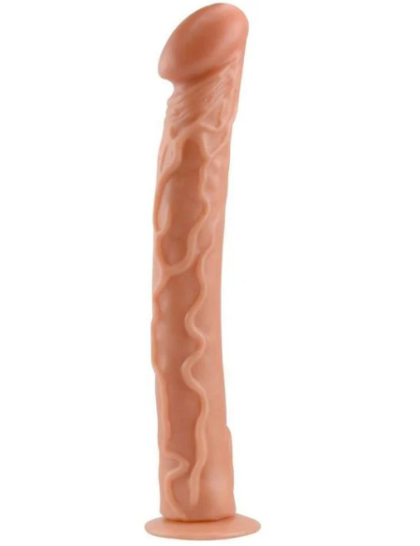 Pênis De Borracha Grande Maciça 32 X 5Cm Prazer E Cia