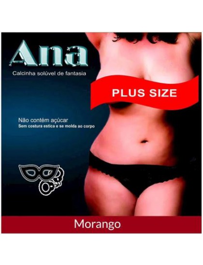 CALCINHA COMESTÍVEL PLUS SIZE