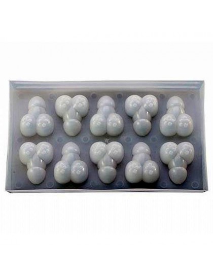 Forma de gelo no formato de pênis