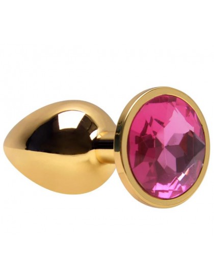 Plug Anal Cônico Dourado P